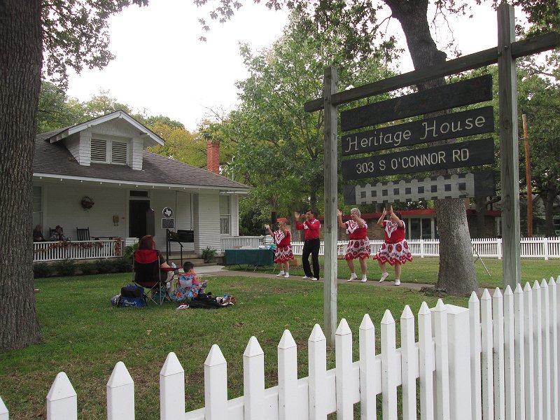 HH Cloggers from sidewalk